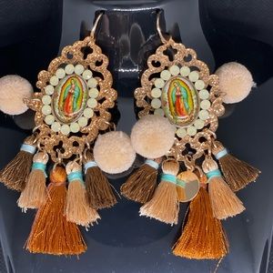 Virgen de Guadalupe earrings